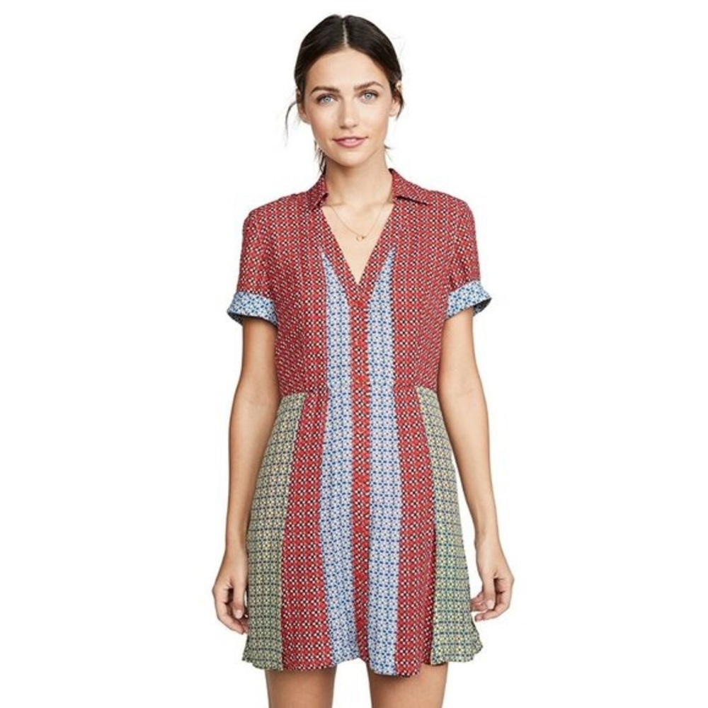 ALICE + OLIVIA NWT heart flower cherry dress 6